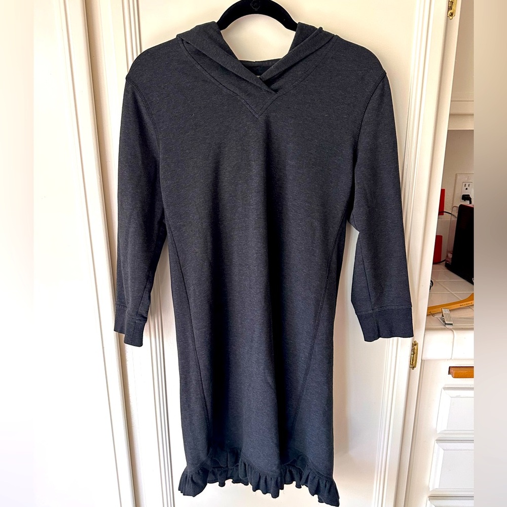 Anthropologie Sundays Collection Hoodie Dress – Dark Gray – Size M